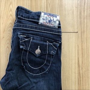Flap Pocket Straight Jeans